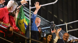 Celebraciones por la victoria de Lula en las elecciones de Brasil