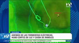 Las fuertes precipitaciones afectaron a Guayas, Manabí, Santa Elena, Los Ríos y El Oro, dejando calles anegadas e inundaciones en diversos sectores. Un reportaje de Bernarda Cevallos