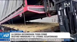 La Jefatura Antidrogas descubrió el alcaloide en la provincia fronteriza; los implicados transportaban el cargamento oculto en el material de construcción para evadir los controles. Un reportaje de Jairo Jácome