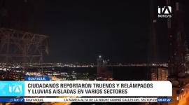 Cerca de las 20:00, fuertes truenos y relámpagos anunciaron la llegada de una nueva tormenta a Guayaquil, con características similares a la registrada el pasado lunes. Según Segura EP, se reportó calzada mojada en arterias clave como la Vía Perimetral y el sector de Paraíso de la Flor. Ciudadanos también alertaron sobre precipitaciones acompañadas de viento en la Vía a la Costa, Chongón, Pascuales, así como en cantones vecinos como Durán y zonas de Samborondón, entre ellas Ciudad Celeste. Un reporte de Teleamazonas.