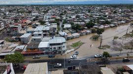 Nueve ríos y esteros se desbordan en las provincias de Guayas y El Oro