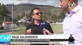 El complejo turístico Ciudad Mitad del Mundo, al norte de Quito, prepara el festival "Fiesta de los Muertos 2026" para recibir a miles de visitantes durante el feriado. La agenda incluye el Guagua Fest, concursos de disfraces y la presentación en vivo de agrupaciones musicales como Bataola y Maribú. El costo de la entrada es de 5 dólares e incluye de cortesía una guagua de pan y colada morada. Un reporte de Juan Miguel Rodríguez.