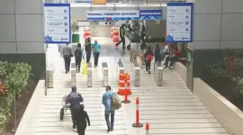Pasajeros se movilizan a diferentes punto del país desde el Terminal Terrestre de Quitumbe