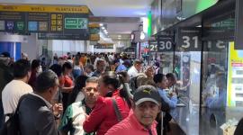 Desde este viernes 30 de octubre ya se observa una alta presencia de viajeros.