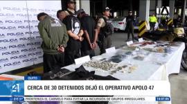 La intervención policial ejecutada en el norte y centro de la capital permitió la aprehensión de sospechosos y el decomiso de armas de fuego y motocicletas. Un reportaje de Brigette Mancheno