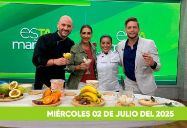 Mira el capítulo de esTAmañana del miércoles 02 de julio del 2025. Un magazine diferente y entretenido, con contenido de calidad. De lunes a viernes, de 09:30 a 12:00, por Teleamazonas.