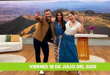 Mira el capitulo de esTAmañana del viernes 18 de julio del 2025. Un magazine diferente y entretenido, con contenido de calidad. De lunes a viernes, de 09:30 a 12:00, por Teleamazonas.