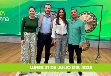 Mira el capitulo de esTAmañana del lunes 21 de julio del 2025. Un magazine diferente y entretenido, con contenido de calidad. De lunes a viernes, de 09:30 a 12:00, por Teleamazonas.