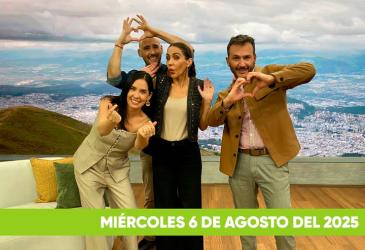 Mira el capitulo de esTAmañana del miércoles 6 de agosto del 2025. Un magazine diferente y entretenido, con contenido de calidad. De lunes a viernes, de 09:30 a 12:00, por Teleamazonas.