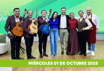 Mira el capítulo de esTAmañana del miércoles 1 de octubre del 2025. Una revista diferente y entretenido, con contenido de calidad. De lunes a viernes, de 09:30 a 12:00, por Teleamazonas.