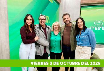 Mira el capítulo de esTAmañana del viernes 3 de octubre del 2025. Una revista diferente y entretenido, con contenido de calidad. De lunes a viernes, de 09:30 a 12:00, por Teleamazonas.