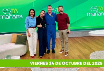 Mira el capítulo de esTAmañana del viernes 24 de octubre del 2025. Una revista diferente y entretenido, con contenido de calidad. De lunes a viernes, de 09:30 a 12:00, por Teleamazonas.