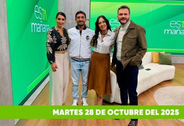 Mira el capítulo de esTAmañana del martes 28 de octubre del 2025. Una revista diferente y entretenido, con contenido de calidad. De lunes a viernes, de 09:30 a 12:00, por Teleamazonas.