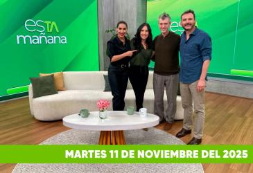 Mira el capítulo de esTAmañana del martes 11 de noviembre del 2025. Una revista diferente y entretenido, con contenido de calidad. De lunes a viernes, de 09:30 a 12:00, por Teleamazonas.
