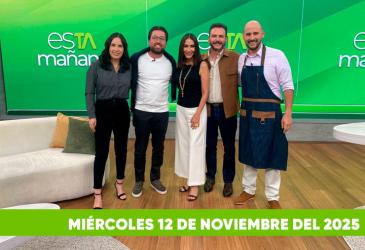 Mira el capítulo de esTAmañana del miércoles 12 de noviembre del 2025. Una revista diferente y entretenido, con contenido de calidad. De lunes a viernes, de 09:30 a 12:00, por Teleamazonas.