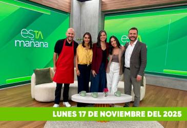 Mira el capítulo de esTAmañana del lunes 17 de noviembre del 2025. Una revista diferente y entretenido, con contenido de calidad. De lunes a viernes, de 09:30 a 12:00, por Teleamazonas