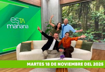 Mira el capítulo de esTAmañana del martes 18 de noviembre del 2025. Una revista diferente y entretenido, con contenido de calidad. De lunes a viernes, de 09:30 a 12:00, por Teleamazonas