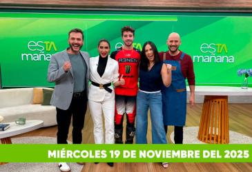 Mira el capítulo de esTAmañana del miércoles 19 de noviembre del 2025. Una revista diferente y entretenido, con contenido de calidad. De lunes a viernes, de 09:30 a 12:00, por Teleamazonas.