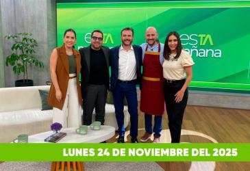 Mira el capítulo de esTAmañana del lunes 24 de noviembre del 2025. Una revista diferente y entretenido, con contenido de calidad. De lunes a viernes, de 09:30 a 12:00, por Teleamazonas.