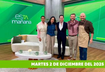 Mira el capítulo de esTAmañana del martes 2  de diciembre del 2025. Una revista diferente y entretenido, con contenido de calidad. De lunes a viernes, de 09:30 a 12:00, por Teleamazonas.