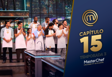 Reto de presión y Pin del Chef en el capítulo 15 de MasterChef Celebrity Ecuador.