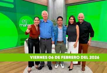 Mira el capítulo de esTAmañana del viernes 6 de febrero del 2026. Un magazine diferente y entretenido, con contenido de calidad. De lunes a viernes, de 09:30 a 12:00.