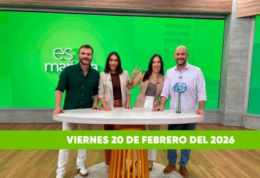 Mira el capítulo de esTAmañana del viernes 20 de febrero del 2026. Un magazine diferente y entretenido, con contenido de calidad. De lunes a viernes, de 09:30 a 12:00.