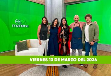 Mira el capítulo de esTAmañana del viernes 13 de marzo del 2026. Un magazine diferente y entretenido, con contenido de calidad. De lunes a viernes, de 09:30 a 12:00.