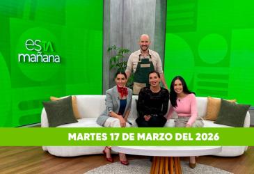 Mira el capítulo de esTAmañana del martes 17de marzo del 2026. Un magazine diferente y entretenido, con contenido de calidad. De lunes a viernes, de 09:30 a 12:00.