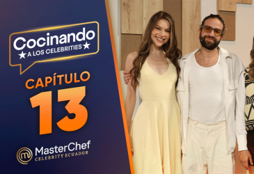 Mara, Basrtián y Josh en Cocinando a los Celebrities