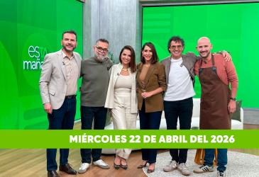 Mira el capítulo de esTAmañana del miércoles 22 de abril del 2026. Un magazine diferente y entretenido, con contenido de calidad. De lunes a viernes, de 09:30 a 12:00.