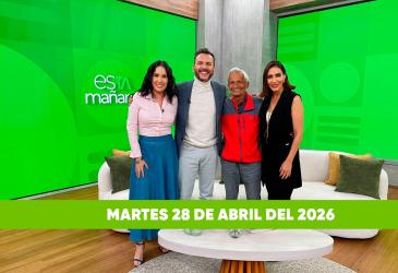 Mira el capítulo de esTAmañana del martes 28 de abril del 2026. Un magazine diferente y entretenido, con contenido de calidad. De lunes a viernes, de 09:30 a 12:00.