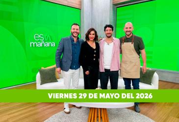 Mira el capítulo de esTAmañana del viernes 29 de mayo del 2026. Un magazine diferente y entretenido, con contenido de calidad. De lunes a viernes, de 09:30 a 12:00.