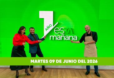 Mira el capítulo de esTAmañana del martes 9 de junio del 2026. Un magazine diferente y entretenido, con contenido de calidad. De lunes a viernes, de 09:30 a 12:00.