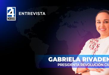 "El Gobierno no quiere competir con la oposición (...) sin embargo, vamos a estar en papeleta", señaló Gabriela Rivadeneria, presidenta de la Revolución Ciudadana, sobre la suspensión de organizaciones políticas de cara a la elecciones seccionales.