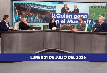 En De Lunes a Lunes se analizó la industria económica que mueve el Mundial de Fútbol tras la consagración del nuevo campeón. Se debatió cómo se distribuyen los miles de millones de dólares generados por el torneo entre la FIFA, los países anfitriones y los patrocinadores, evaluando el impacto real que deja la máxima cita deportiva en las finanzas del fútbol y en las naciones organizadoras.