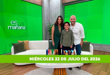 Mira el capítulo de esTAmañana del miércoles 22 de julio del 2026. Un magazine diferente y entretenido, con contenido de calidad. De lunes a viernes, de 09:30 a 12:00.