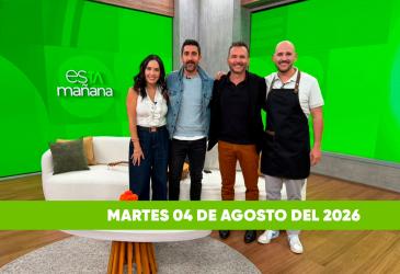 Mira el capítulo de esTAmañana del martes 4 de agosto del 2026. Un magazine diferente y entretenido, con contenido de calidad. De lunes a viernes, de 09:30 a 12:00