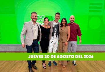 Mira el capítulo de esTAmañana del jueves 20 de agosto del 2026. Un magazine diferente y entretenido, con contenido de calidad. De lunes a viernes, de 09:30 a 12:00.
