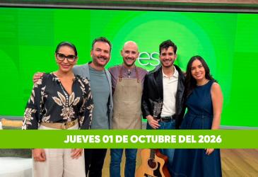 Mira el capítulo de esTAmañana del jueves 1 de octubre del 2026. Un magazine diferente y entretenido, con contenido de calidad. De lunes a viernes, de 09:30 a 12:00.