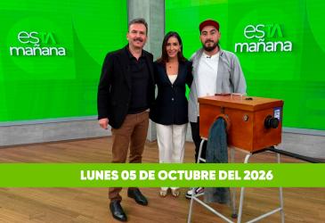 Mira el capítulo de esTAmañana del lunes 5 de octubre del 2026. Un magazine diferente y entretenido, con contenido de calidad. De lunes a viernes, de 09:30 a 12:00.