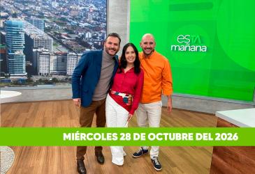 Mira el capítulo de esTAmañana del miércoles 28 de octubre del 2026. Un magazine diferente y entretenido, con contenido de calidad. De lunes a viernes, de 09:30 a 12:00.
