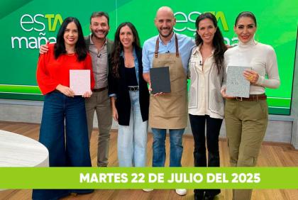 Mira el capitulo de esTAmañana del martes 22 de julio del 2025. Un magazine diferente y entretenido, con contenido de calidad. De lunes a viernes, de 09:30 a 12:00, por Teleamazonas.
