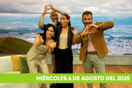 Mira el capitulo de esTAmañana del miércoles 6 de agosto del 2025. Un magazine diferente y entretenido, con contenido de calidad. De lunes a viernes, de 09:30 a 12:00, por Teleamazonas.