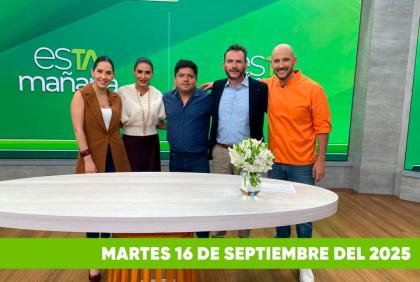 Mira el capítulo de esTAmañana del martes 16 de septiembre del 2025. Una revista diferente y entretenido, con contenido de calidad. De lunes a viernes, de 09:30 a 12:00, por Teleamazonas.