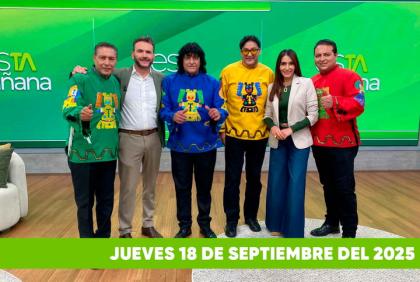 Mira el capítulo de esTAmañana del jueves 18 de septiembre del 2025. Una revista diferente y entretenido, con contenido de calidad. De lunes a viernes, de 09:30 a 12:00, por Teleamazonas.