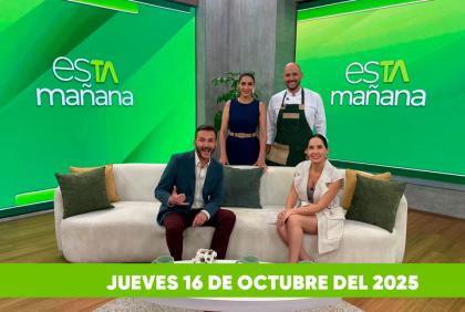 Mira el capítulo de esTAmañana del jueves 16 de octubre del 2025. Una revista diferente y entretenido, con contenido de calidad. De lunes a viernes, de 09:30 a 12:00, por Teleamazonas.