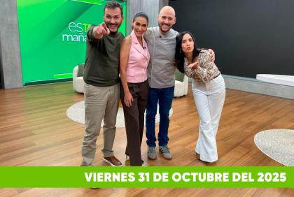 Mira el capítulo de esTAmañana del viernes 31 de octubre del 2025. Una revista diferente y entretenido, con contenido de calidad. De lunes a viernes, de 09:30 a 12:00, por Teleamazonas.