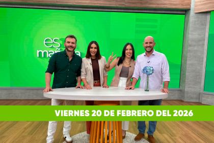 Mira el capítulo de esTAmañana del viernes 20 de febrero del 2026. Un magazine diferente y entretenido, con contenido de calidad. De lunes a viernes, de 09:30 a 12:00.