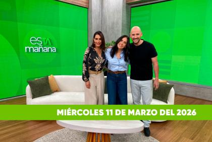 Mira el capítulo de esTAmañana del miércoles 11 de marzo del 2026. Un magazine diferente y entretenido, con contenido de calidad. De lunes a viernes, de 09:30 a 12:00.